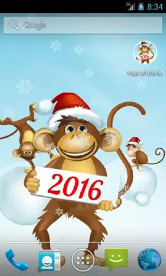 Year of the Monkey Free LWP android App screenshot 0